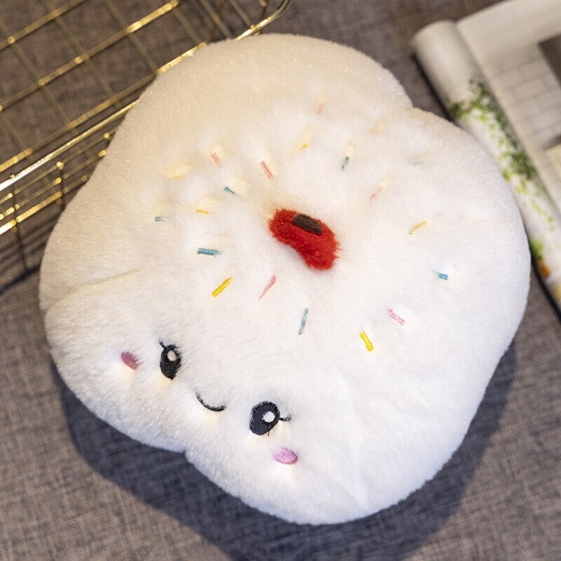 Adorable Strawberry Muffin Cake Plushie - Sweet Bakery Delight!