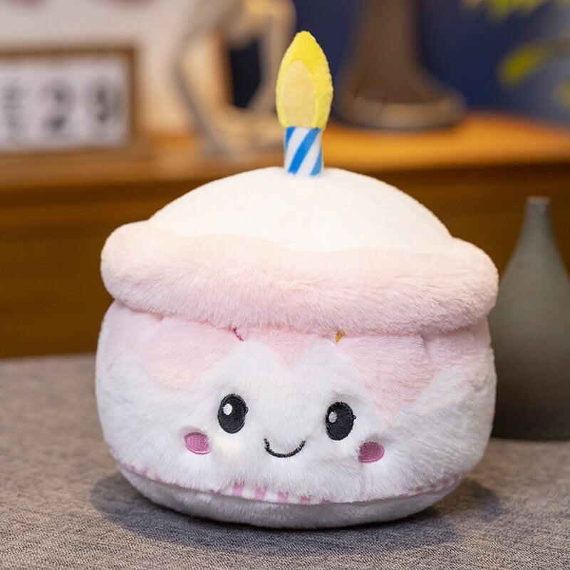 Adorable Strawberry Muffin Cake Plushie - Sweet Bakery Delight!