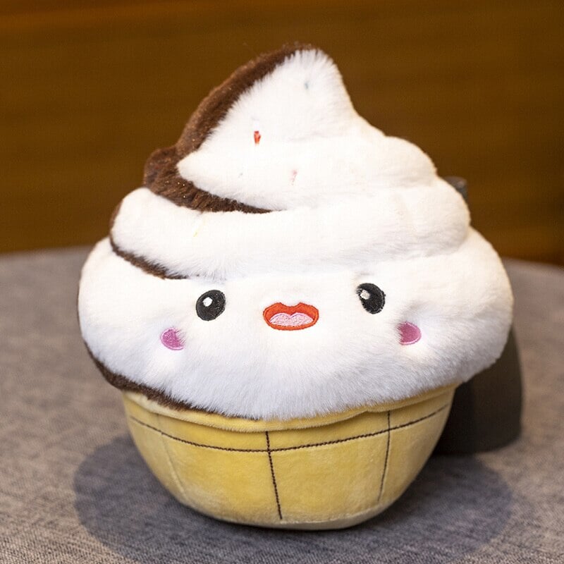 Adorable Strawberry Muffin Cake Plushie - Sweet Bakery Delight!
