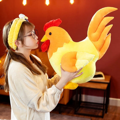 Adorable Chubby Chicken Plushie Family!