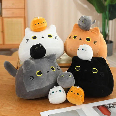 Adorable Chunky Cat Plushies Featuring Cute Kittens