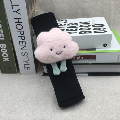 Adorable Kawaii Cloud Plush Car Seat Belt Strap Cover - Ultimate Comfort Accessory!