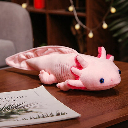 Adorable Colorful Axolotl Plushie Family - Kawaii Cuteness Overload!