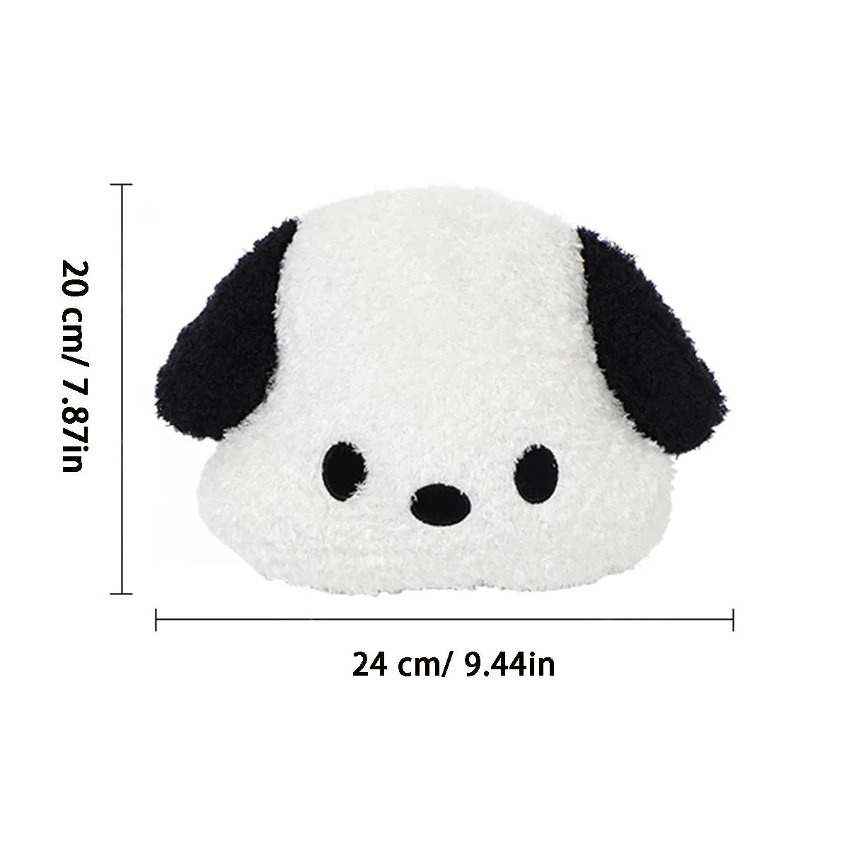 Adorable Kawaii Dog Plush Pillow for Car Headrests