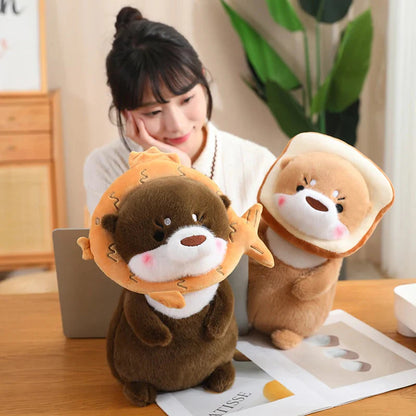 Adorable Dress-up Otter Plush Toy