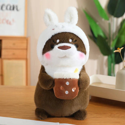 Adorable Dress-up Otter Plush Toy