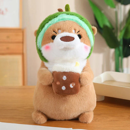 Adorable Dress-up Otter Plush Toy