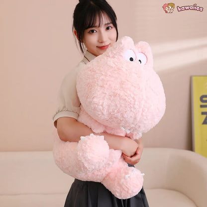 Adorable Kawaii Green and Pink Dinosaur Plush Toys