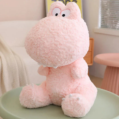 Adorable Kawaii Green and Pink Dinosaur Plush Toys