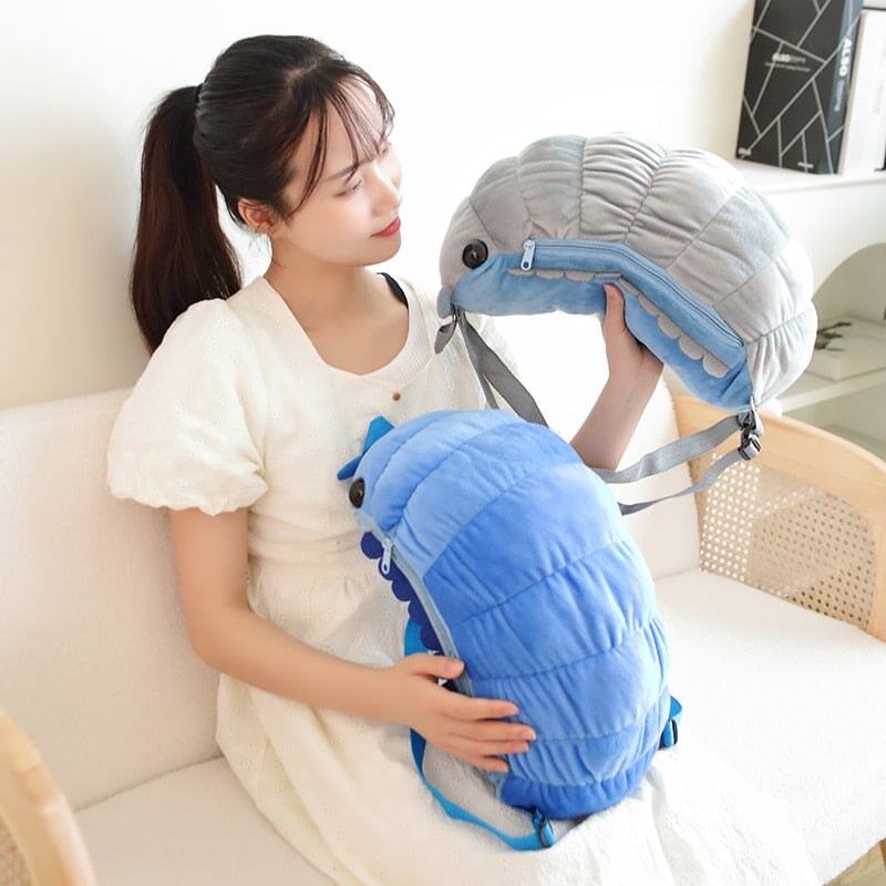 Adorable Kawaii Isopod Plush Backpack for Trendy Support!