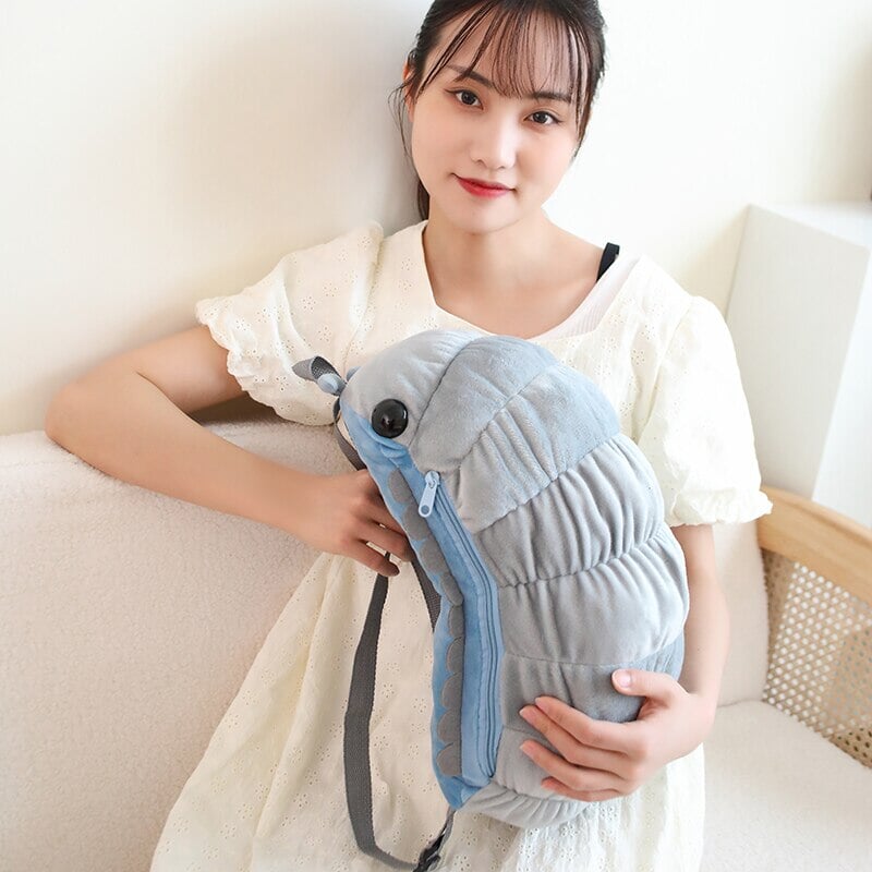 Adorable Kawaii Isopod Plush Backpack for Trendy Support!
