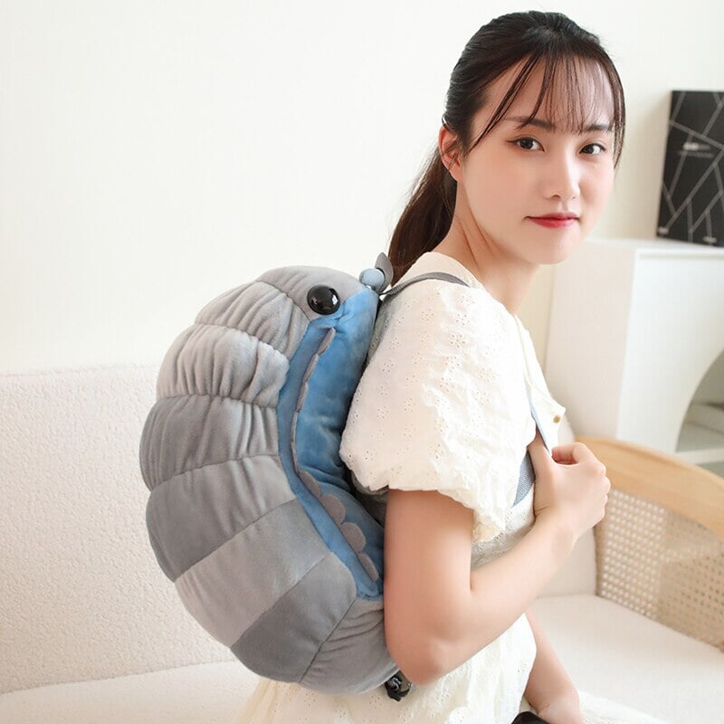 Adorable Kawaii Isopod Plush Backpack for Trendy Support!