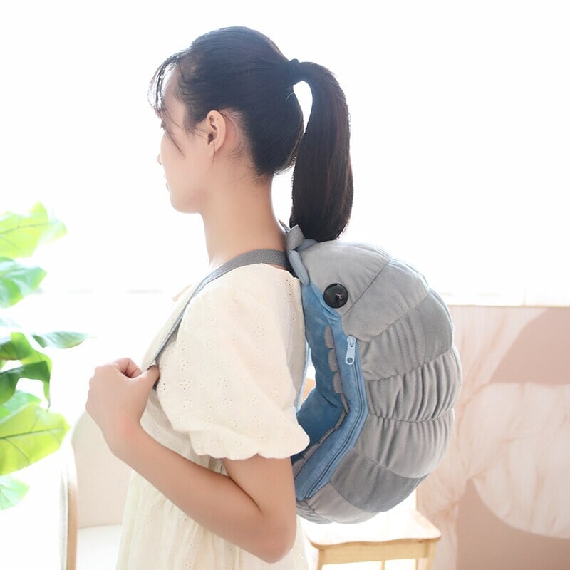 Adorable Kawaii Isopod Plush Backpack for Trendy Support!