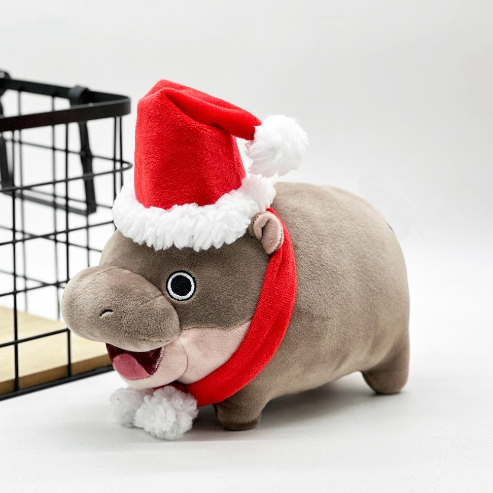Adorable Kawaii Moo Deng Baby Hippo Stuffed Animal
