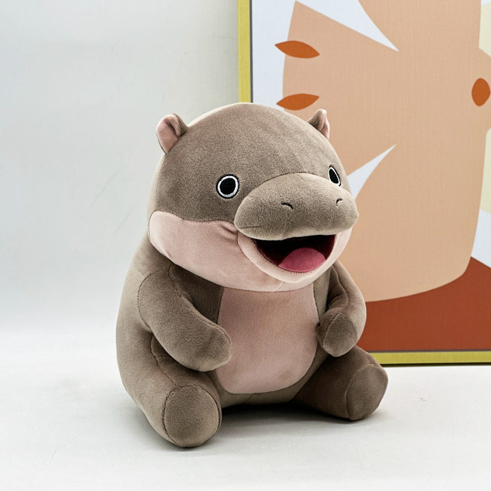 Adorable Kawaii Moo Deng Baby Hippo Stuffed Animal