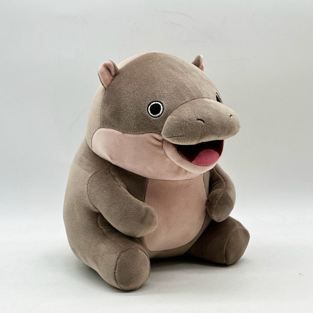 Adorable Kawaii Moo Deng Baby Hippo Stuffed Animal