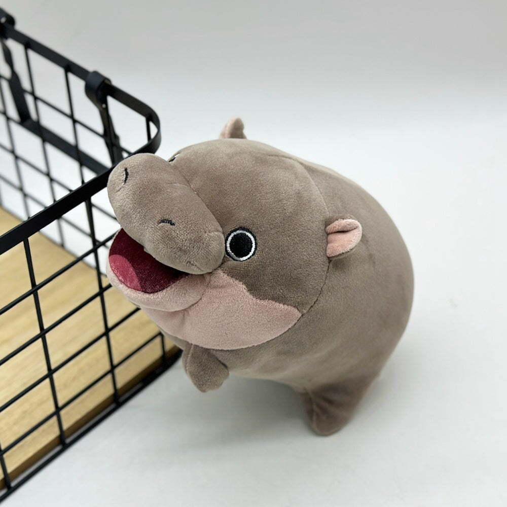 Adorable Kawaii Moo Deng Baby Hippo Stuffed Animal