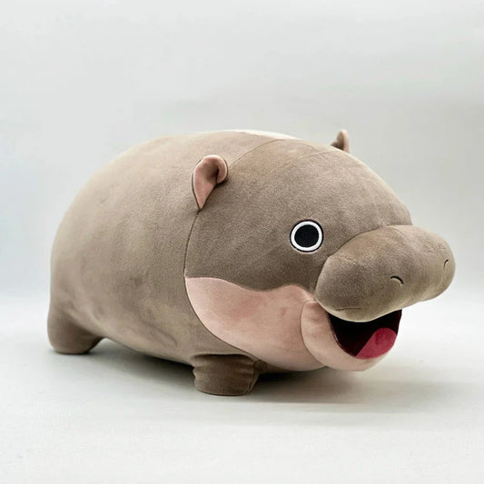 Adorable Kawaii Moo Deng Baby Hippo Stuffed Animal