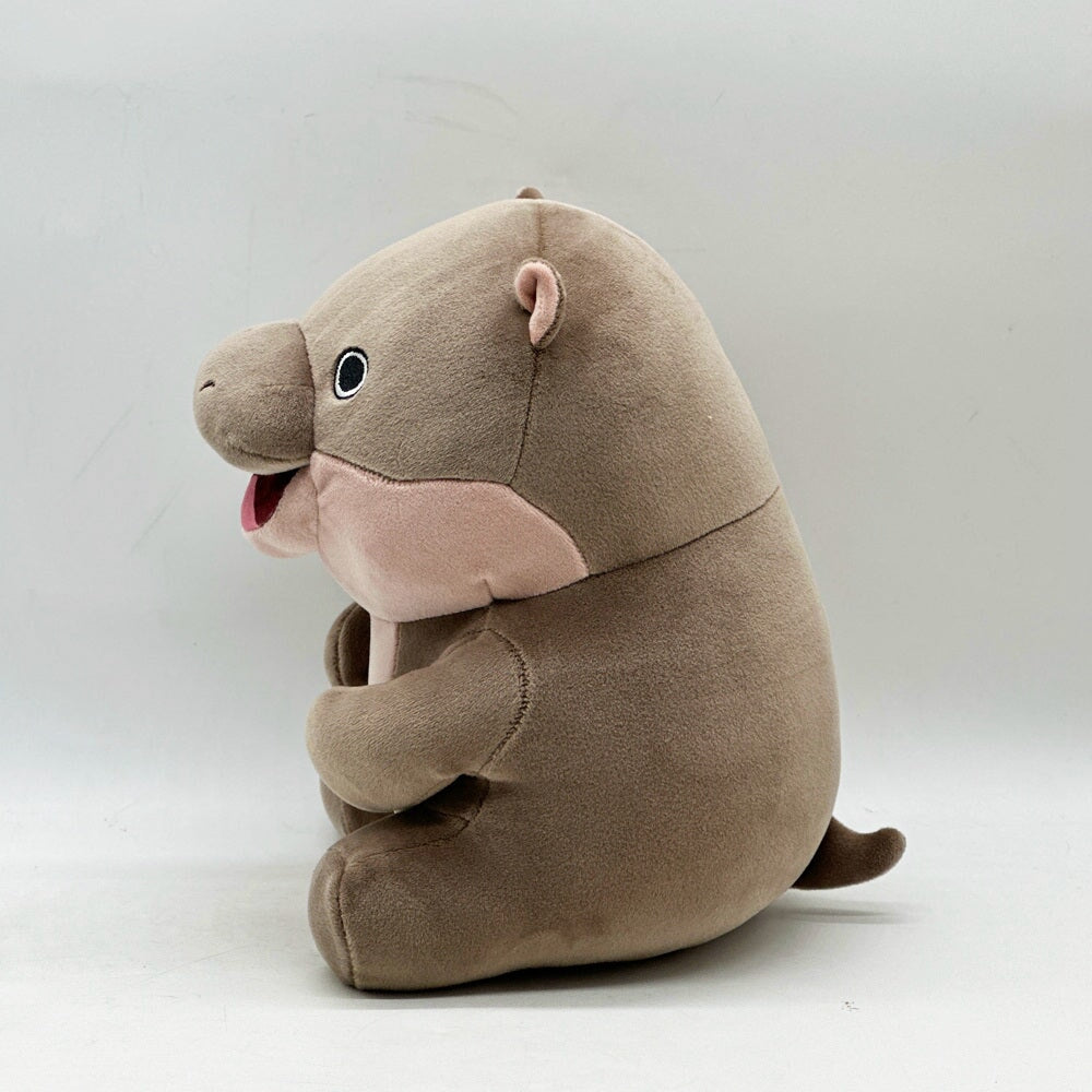 Adorable Kawaii Moo Deng Baby Hippo Stuffed Animal