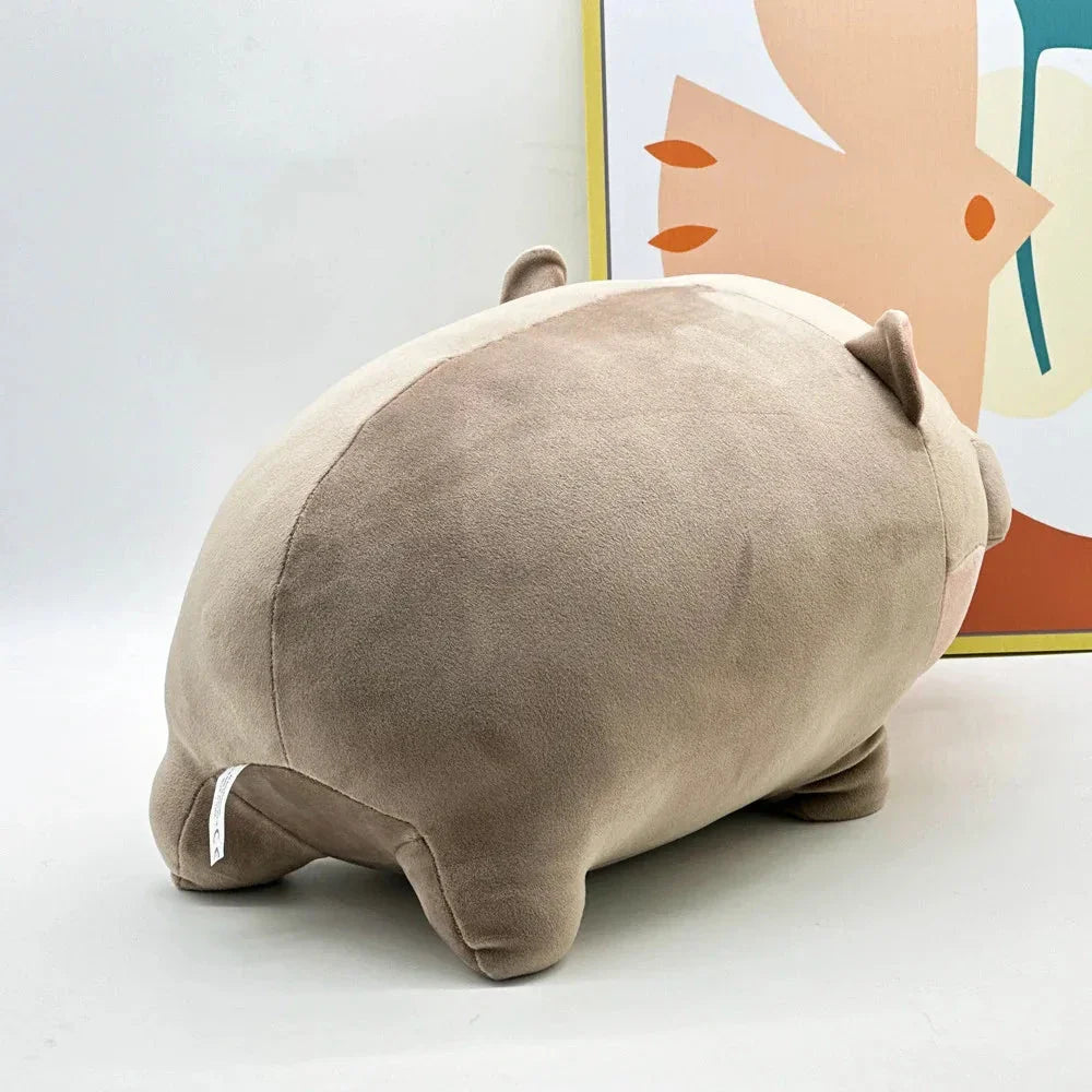 Adorable Kawaii Moo Deng Baby Hippo Stuffed Animal