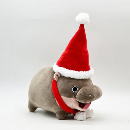Adorable Kawaii Moo Deng Baby Hippo Stuffed Animal
