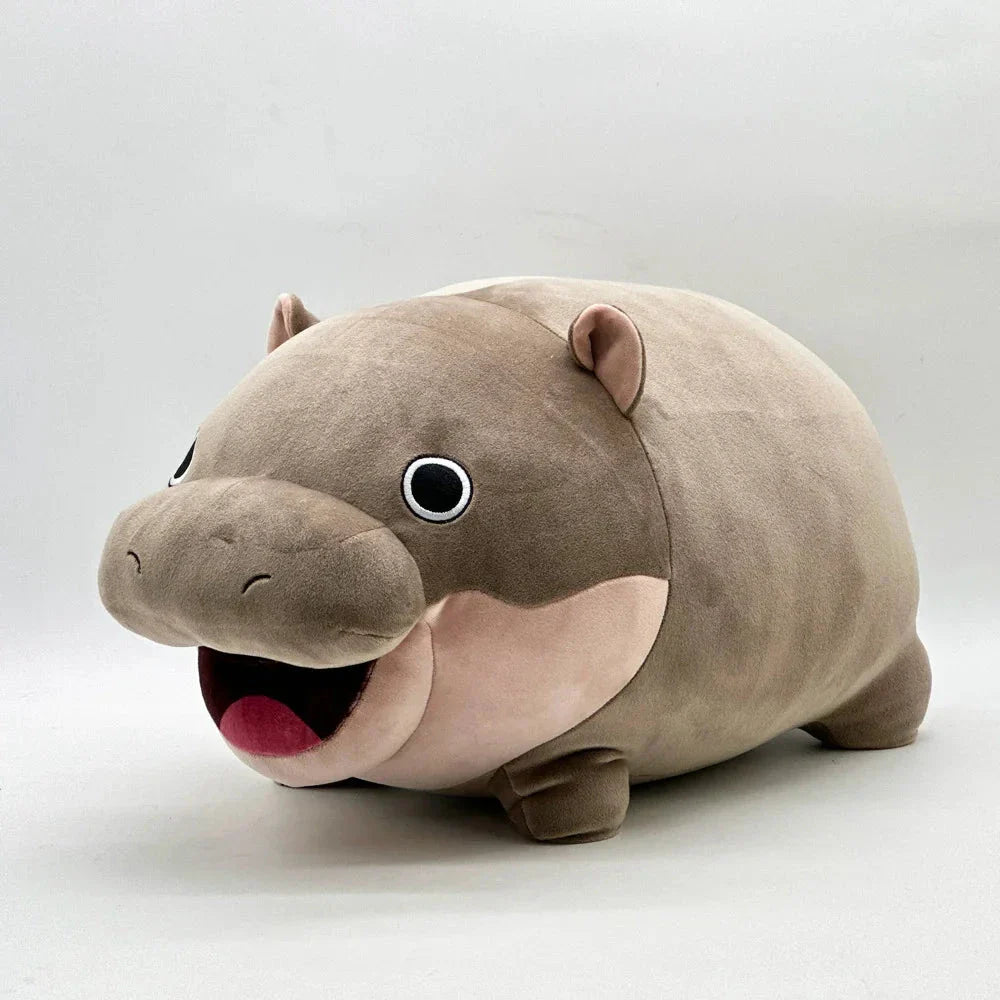 Adorable Kawaii Moo Deng Baby Hippo Stuffed Animal