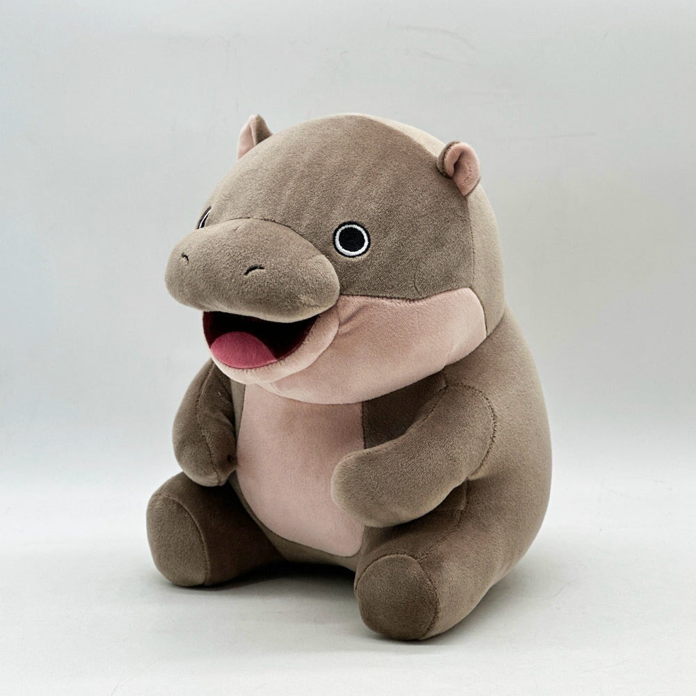 Adorable Kawaii Moo Deng Baby Hippo Stuffed Animal