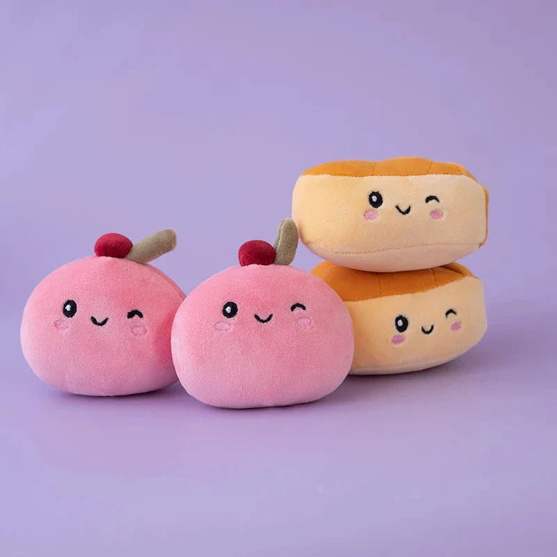 Adorable Plush Candy Bag: Kawaii Mountain Dessert Friends
