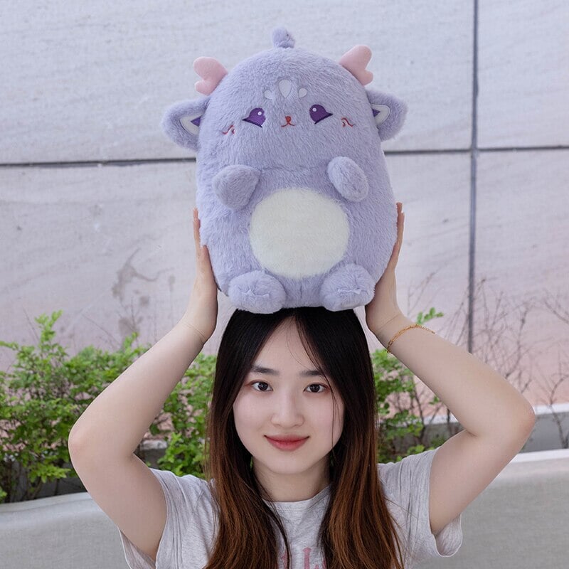 Adorable Pastel Chubby Deer Plush with Kawaii Charm