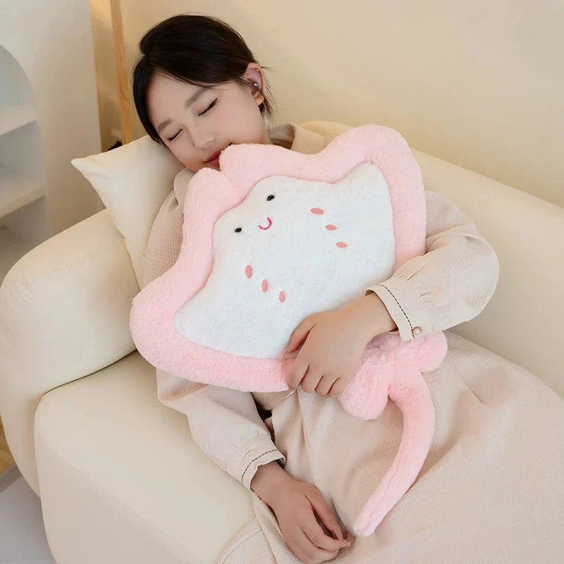 Adorable Pastel Fluffy Stingray Plush Toys