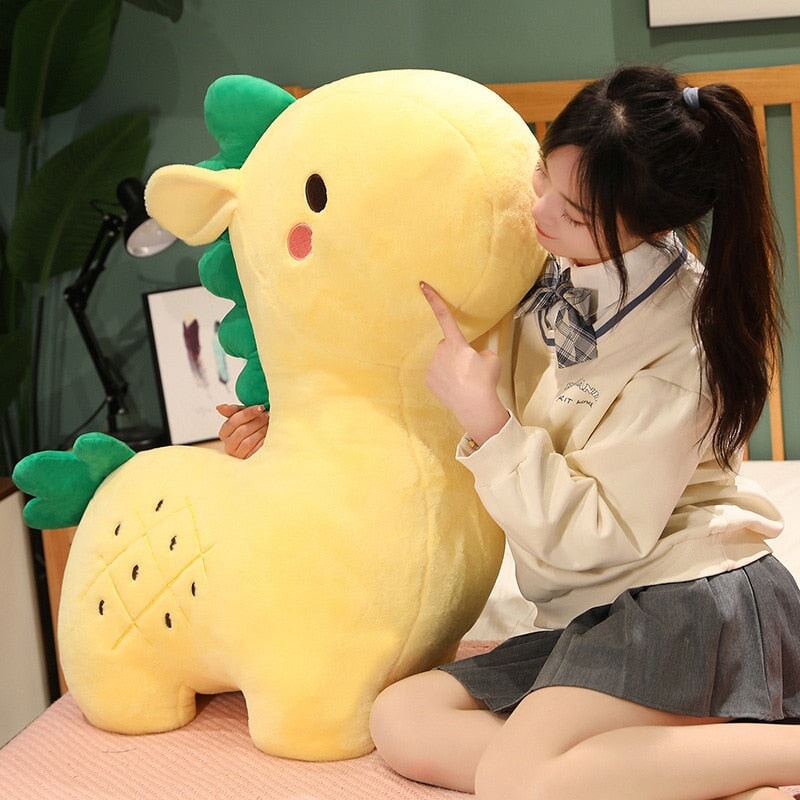 Adorable Pineapple Giraffe Plush Toy
