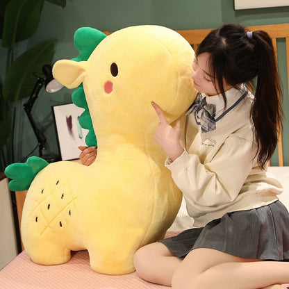 Adorable Pineapple Giraffe Plush Toy