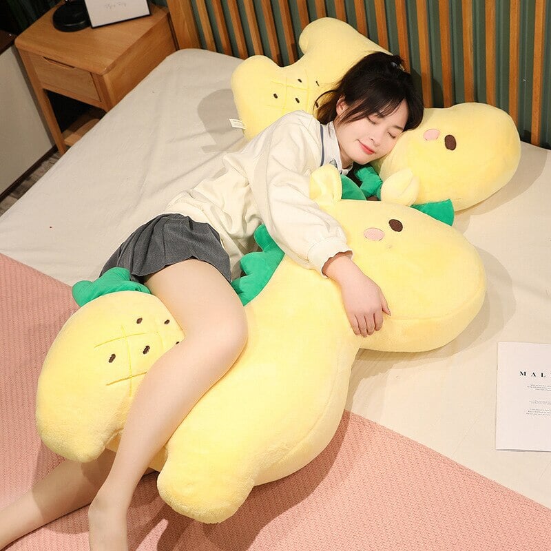 Adorable Pineapple Giraffe Plush Toy