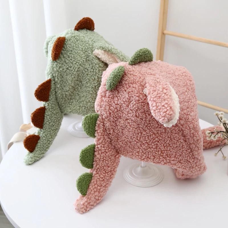Adorable Spiky Dinosaur Plush Hat for Ultimate Cuteness!