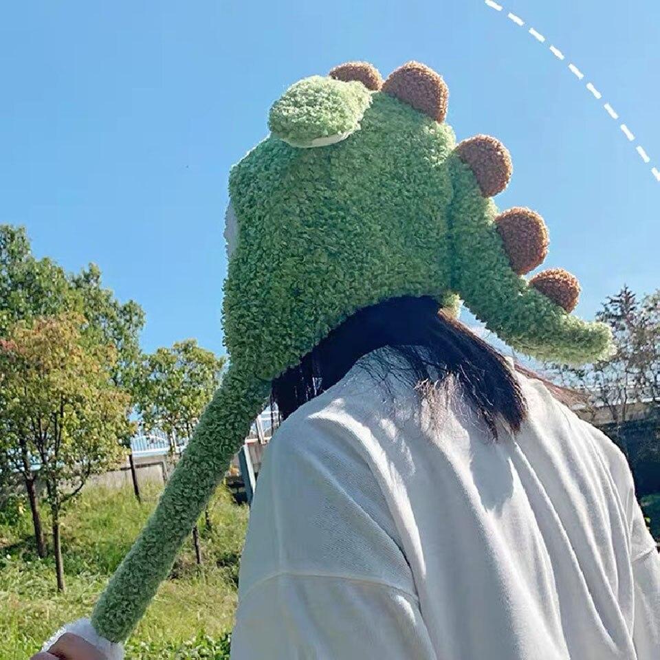 Adorable Spiky Dinosaur Plush Hat for Ultimate Cuteness!