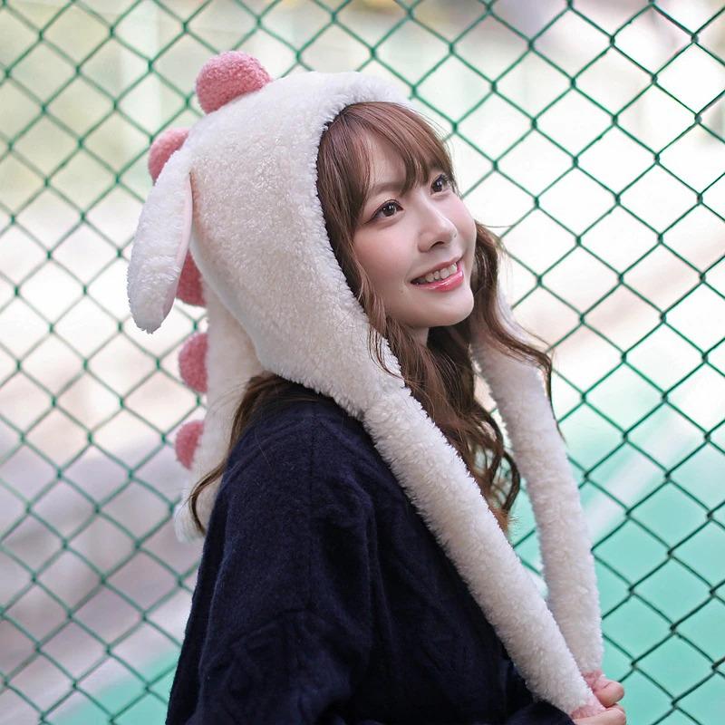 Adorable Spiky Dinosaur Plush Hat for Ultimate Cuteness!