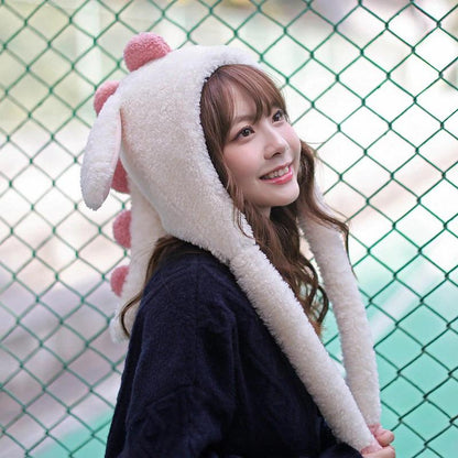 Adorable Spiky Dinosaur Plush Hat for Ultimate Cuteness!