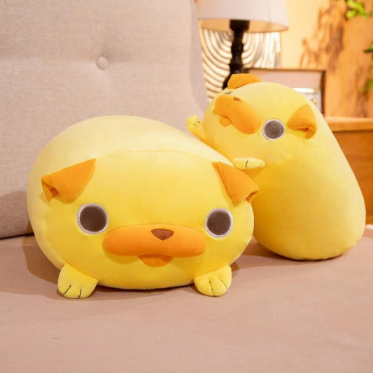 Adorable Yellow Pug Plush Toys