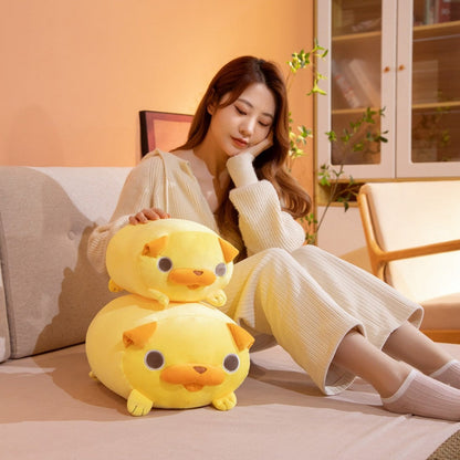 Adorable Yellow Pug Plush Toys