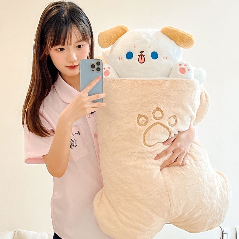 Adorable Kawaii Taiyaki Bone Carrot Animal Plushie Collection – Perfect for Cuddles!
