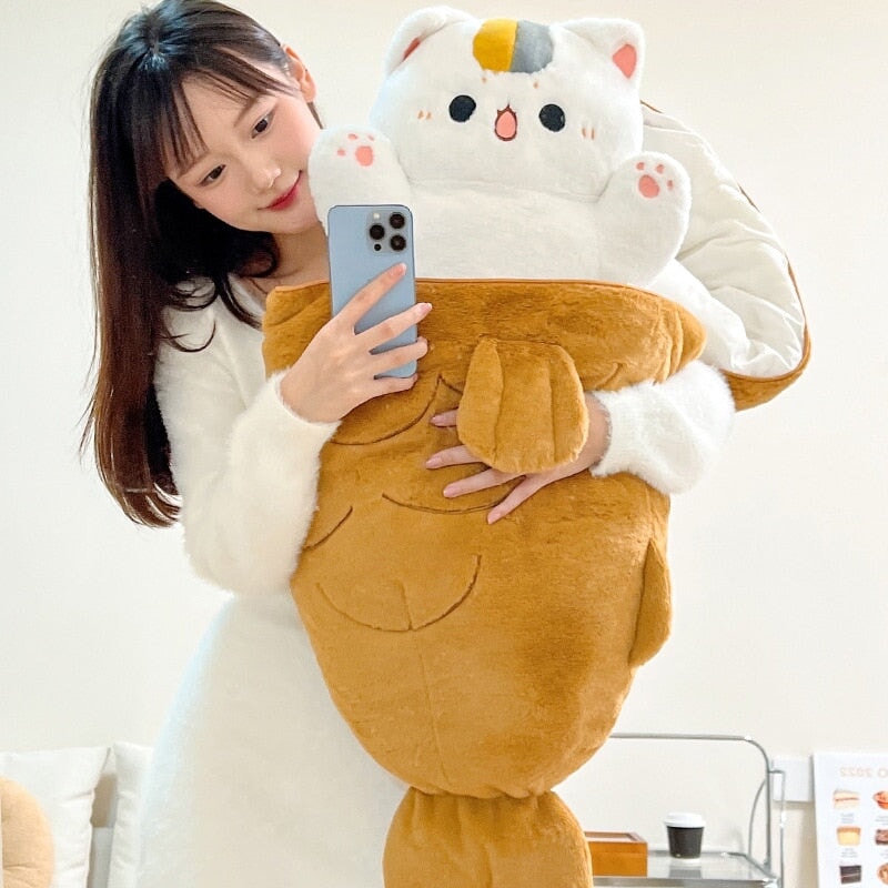 Adorable Kawaii Taiyaki Bone Carrot Animal Plushie Collection – Perfect for Cuddles!