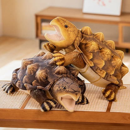 Giant Realistic Snapping Turtle Plush Toy
