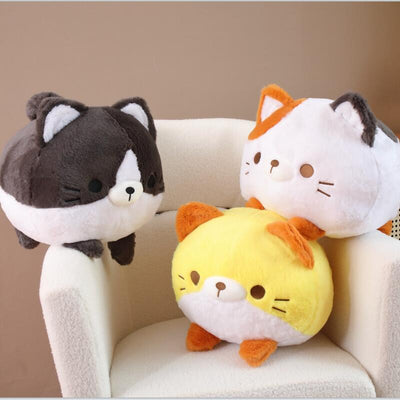 Adorabile trio di gatti di peluche Leo, Binx e Lola