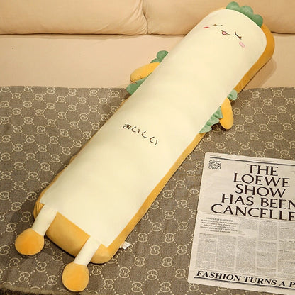 Deliciously Adorable Long Burrito Wrap Bread Plush Toy