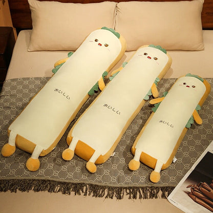 Deliciously Adorable Long Burrito Wrap Bread Plush Toy