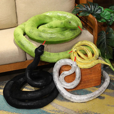 Glistening Long Snake Plush Toys