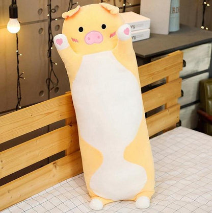 Cuddle Up with Our Adorable Long Snuggle Buddies Plushie Collection!