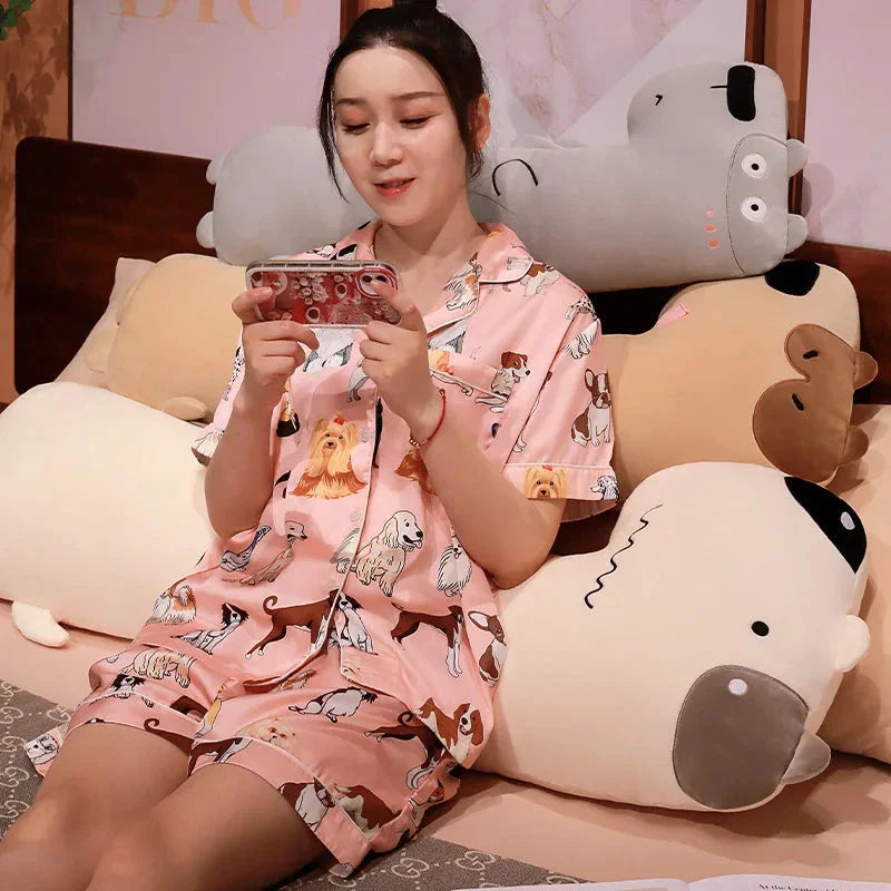 Cuddly Long Plush Dog Companion