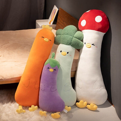 Cozy Long Vegetable Duck Plush Family Collection
