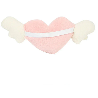 Charming Love Heart Wings Plush Car Headrest Pillow